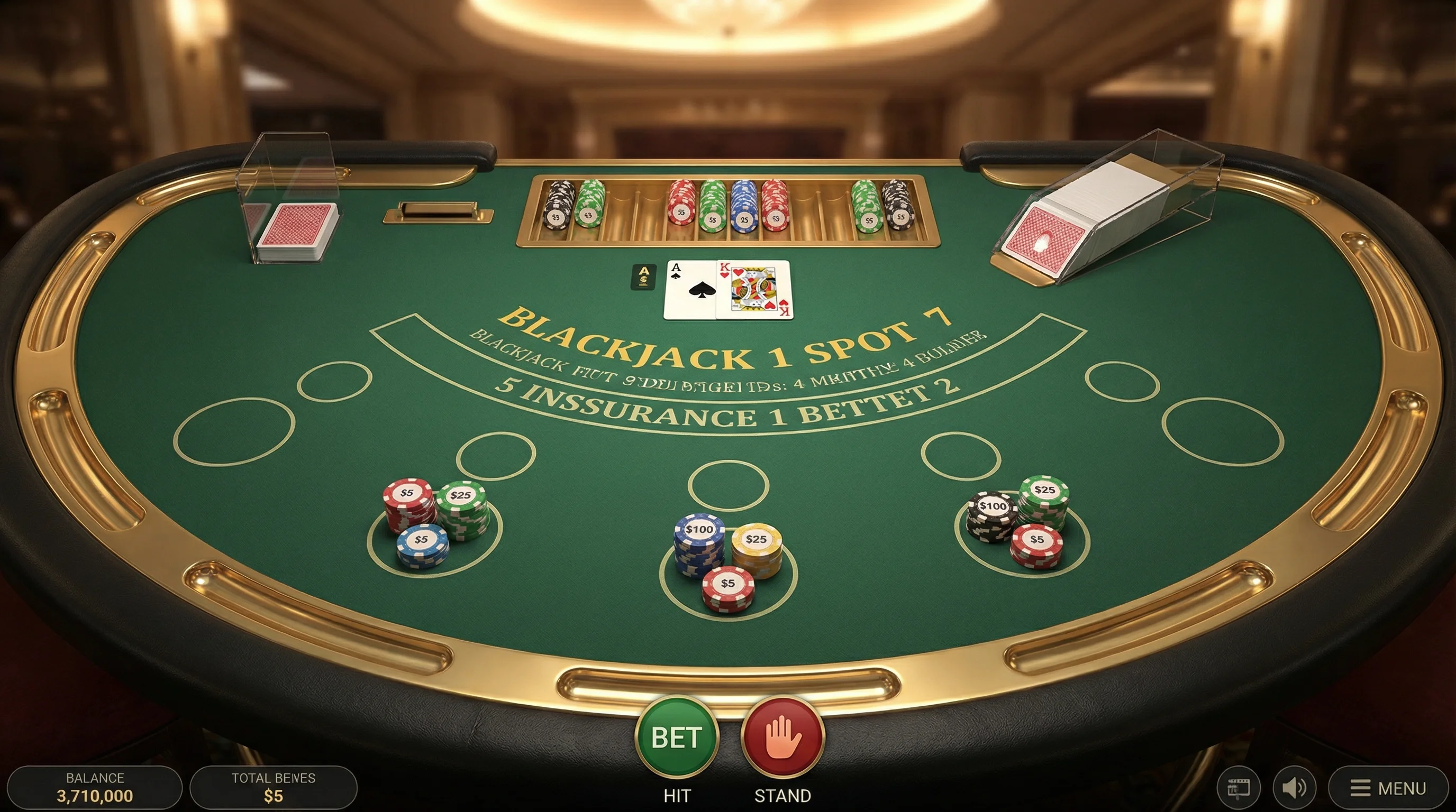 Blackjack en línea Poker Betsson México